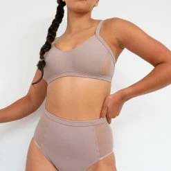 Lunalae Gigi Top - Recycled Mocha All Pole Wear