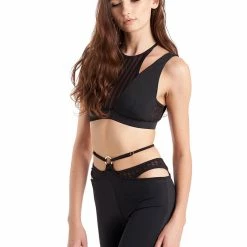 Hamade Activewear O-Ring Cycling Shorts - Black