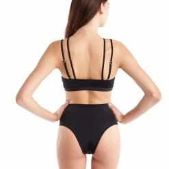 Hamade Activewear Hollow Front Bottoms - Black All Pole Wear