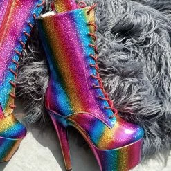 Shoes Hella Heels Limited Edition Pride Boots - 7inch