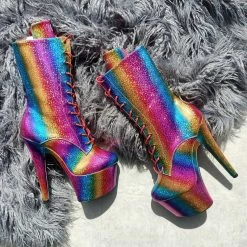 Shoes Hella Heels Limited Edition Pride Boots - 7inch