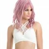 Poledancerka X-Front Top - Ivory White All Pole Wear