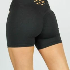 All Pole Wear Olra Activewear Signature Biker Shorts - Black