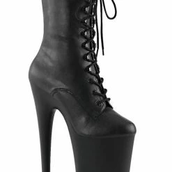 Pleaser USA Infinity-1020 9inch Pleaser Boots - Matte Black