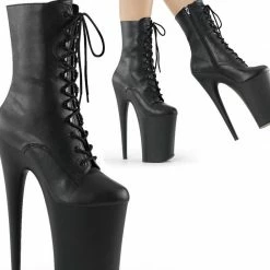 Pleaser USA Infinity-1020 9inch Pleaser Boots - Matte Black