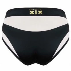 Creatures Of XIX I S I S High Waisted Bottoms - Black With White Mesh