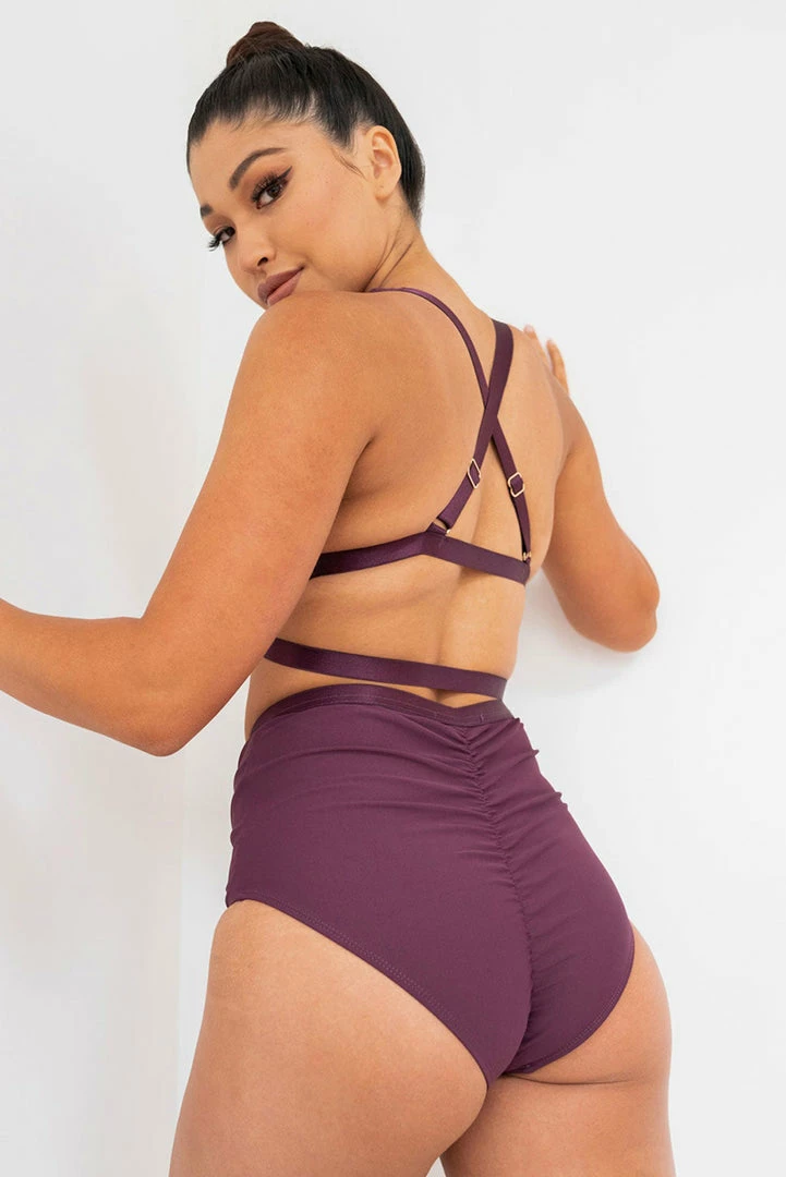 Lunalae Jemma Top - Recycled Mulberry