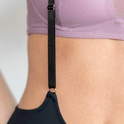 Most Loved Lunalae Zena Garter Overall Sling Bottoms - Black