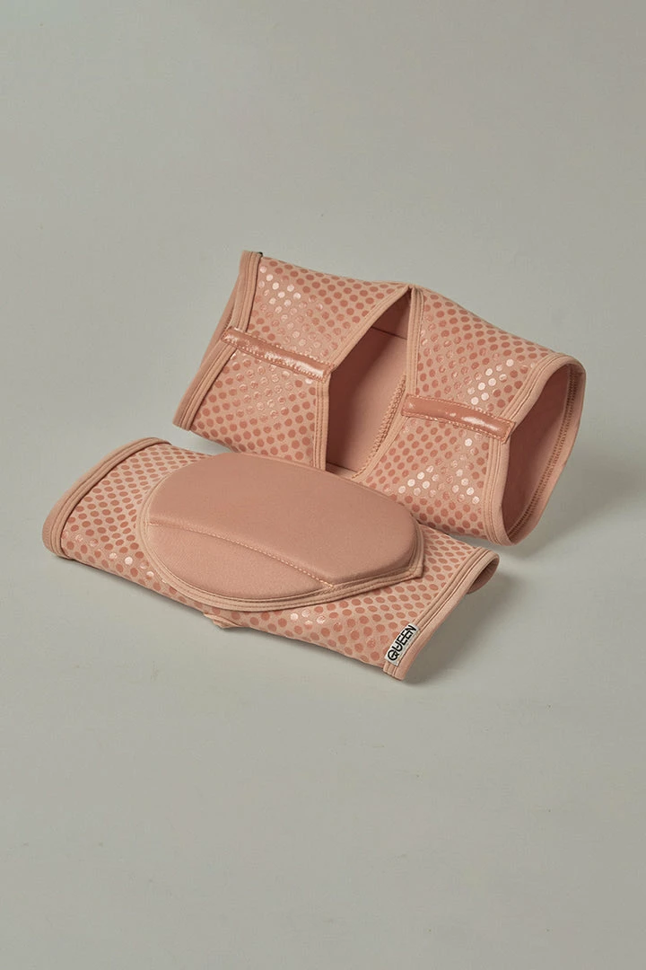 Queen Accessories Plus Size Pole Wear Queen Grippy Kneepads - Latte