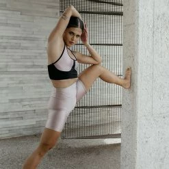 Paradise Chick Biker Shorts - Lilac