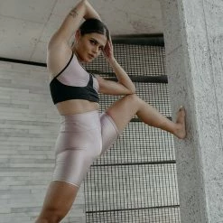 Paradise Chick Biker Shorts - Lilac