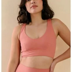 Mademoiselle Spin Louise Top - Terracotta Pink All Pole Wear