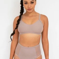 Lunalae Gigi Top - Recycled Mocha All Pole Wear