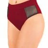 Dragonfly Molly Shorts - Burgundy Mesh
