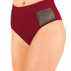 Dragonfly Molly Shorts - Burgundy Mesh