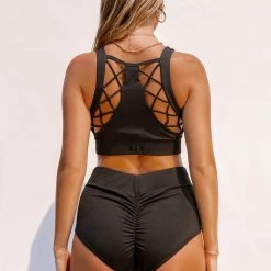 Creatures Of XIX Nyx SAFARI Top - Black All Pole Wear