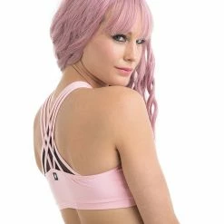 Poledancerka X-Front Top - Baby Pink All Pole Wear