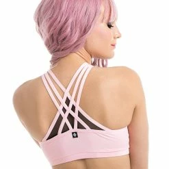 Poledancerka X-Front Top - Baby Pink All Pole Wear