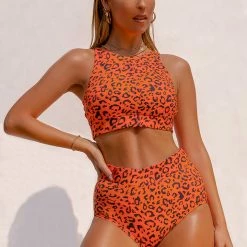Creatures Of XIX Nyx SAFARI Bottoms - Orange Cheetah All Pole Wear