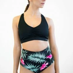 Pole Addict High Waisted Shorts - Exotic Flower