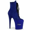Pleaser USA Shoe Protectors - Royal Blue Lycra