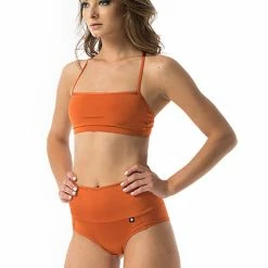 All Pole Wear Poledancerka Fox Top - Terracotta