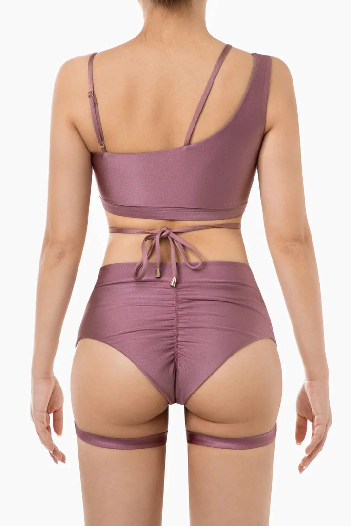 Flole Cradle Garter Bottoms - Midnight Purple