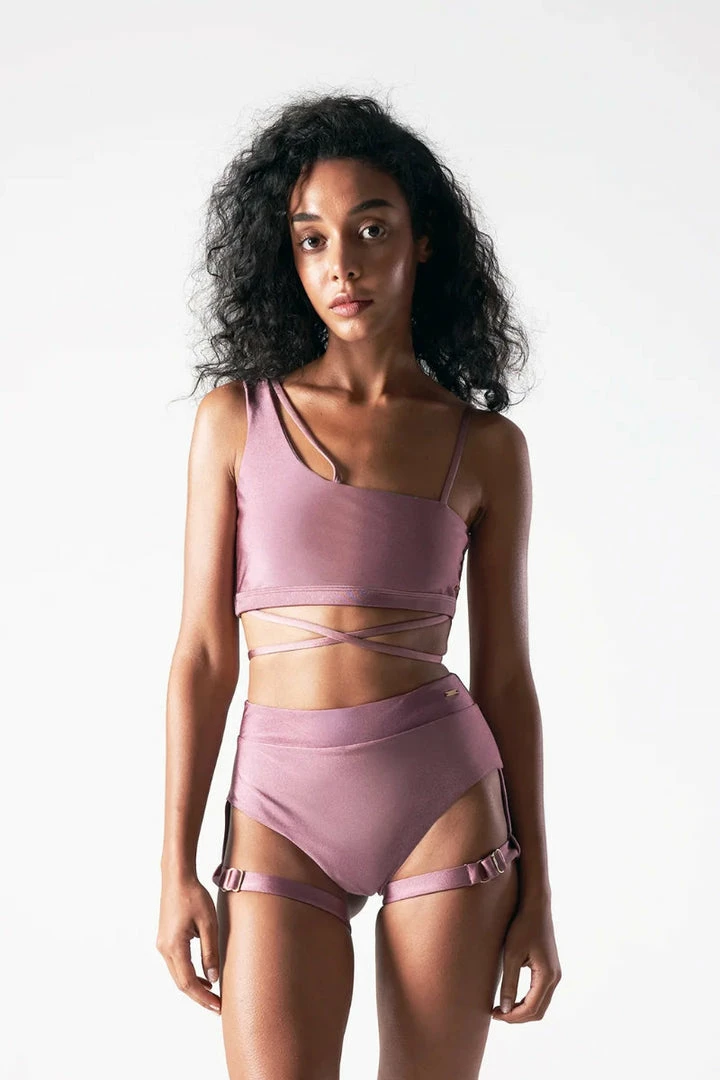 Flole Cradle Garter Bottoms - Midnight Purple