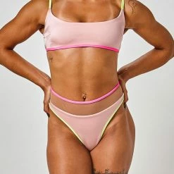 Rolling Vento Neon Reversible Top - Blue/Rosé All Pole Wear