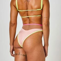 Rolling Vento Neon Reversible Top - Blue/Rosé All Pole Wear