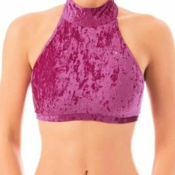 All Pole Wear Dragonfly Lisette Top - Velvet Ruby
