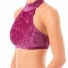 All Pole Wear Dragonfly Lisette Top - Velvet Ruby