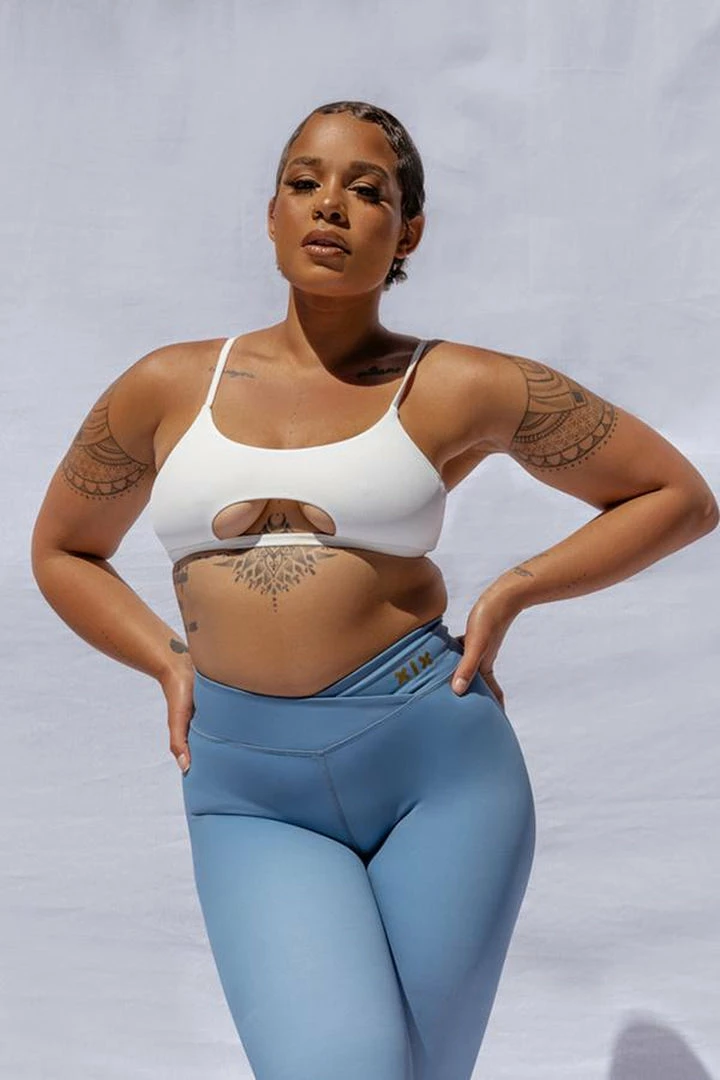 Creatures Of XIX The Hills Raree Top - Ribbed White All Pole Wear