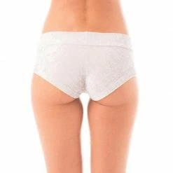 All Pole Wear Dragonfly Hot Pants - Velvet Silver