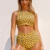 Shorts Creatures Of XIX Nyx SAFARI Bottoms - Yellow Leopard