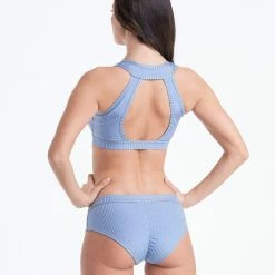 Bandurska Salty Top - Ribbed Steel Blue All Pole Wear