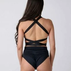 REV ACTIV Second Skin Top - Black All Pole Wear