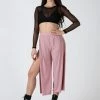 Loungewear Bottoms REV ACTIV Sensual Flow Pants (with Leg Slit) - Rose Pink