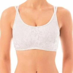 All Pole Wear Dragonfly Nicole Top - Velvet Silver