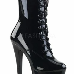 Pleaser USA Sky-1020 7inch Pleaser Boots - Patent Black