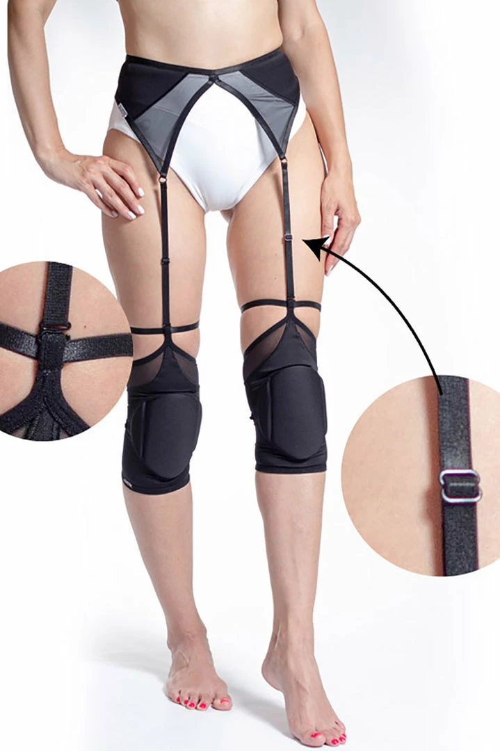 Queen Accessories Queen Garter Belt - Sweet Black