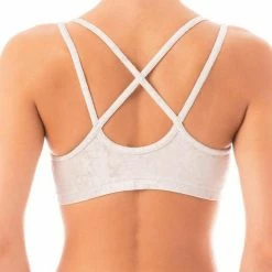All Pole Wear Dragonfly Nicole Top - Velvet Silver