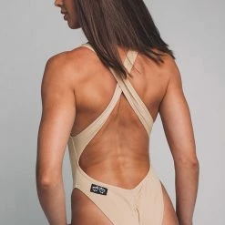 Shark Polewear Vashkelita Bodysuit - Beige All Pole Wear