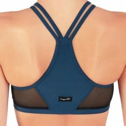 Dragonfly Victoria Sports Bra - Petrol Mesh All Pole Wear