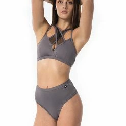 Poledancerka X-Front Top - Grey