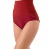 Dragonfly Betty High-Waisted Shorts - Burgundy All Pole Wear